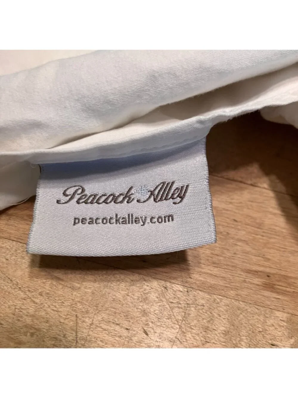 Peacock Alley Queen Flat Sheet 100% Cotton Portugal Satin White 98x101 AN EXC